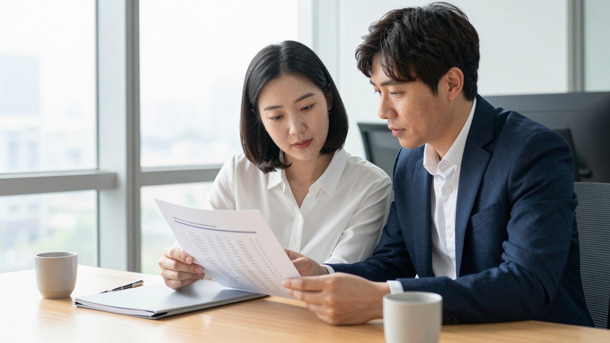 소규모 테스트 결과를 지표로 비교하는 담당자
