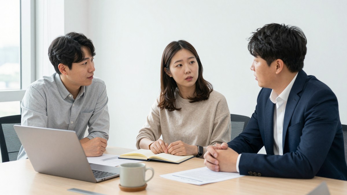 새 기술을 자사 서비스 문제에 대입해 도입 여부를 판단하는 회의