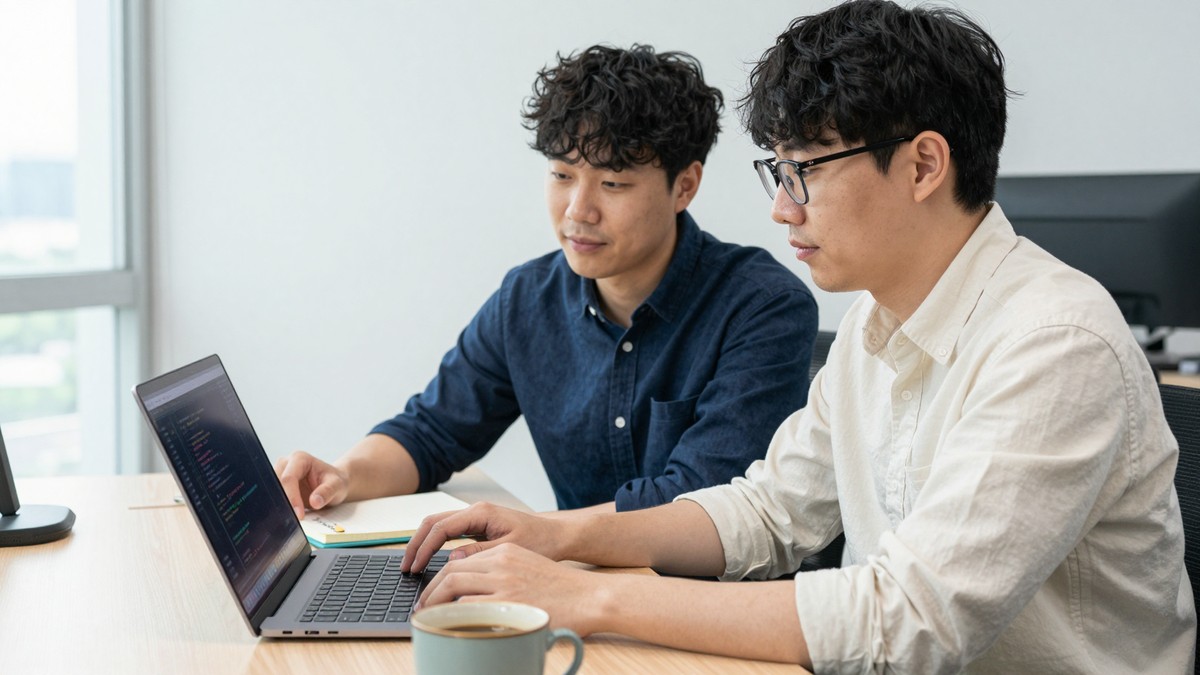 AI 코딩 에이전트가 작업 목록을 처리하는 과정을 보여주는 화면