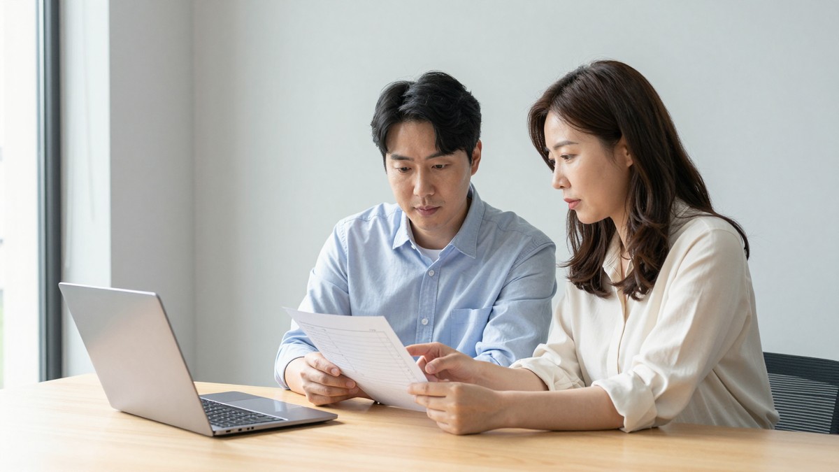재고 관리 요구사항 다섯 줄을 표로 정리한 발주 체크리스트를 검토하는 기획자
