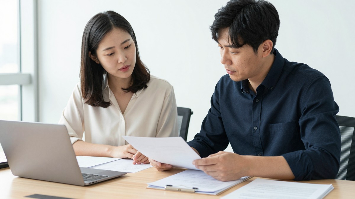 비용 항목 표를 보며 연동 방식별 총비용을 대조하는 모습