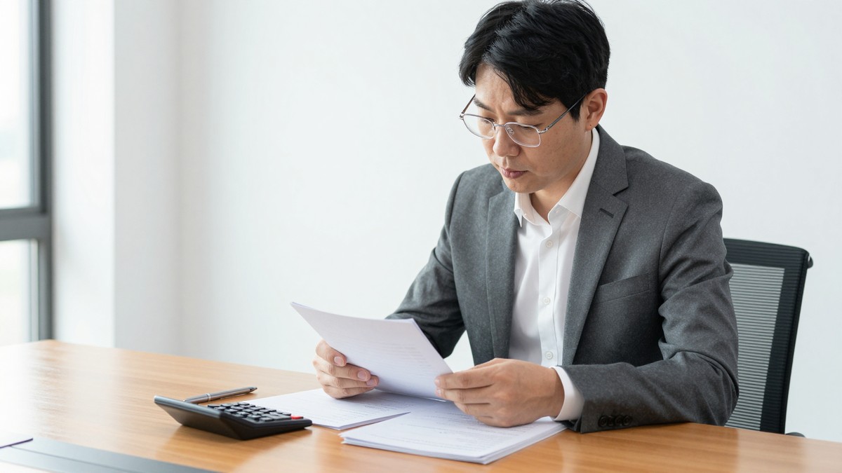 화면 목록과 견적서를 나란히 비교하는 발주 담당자